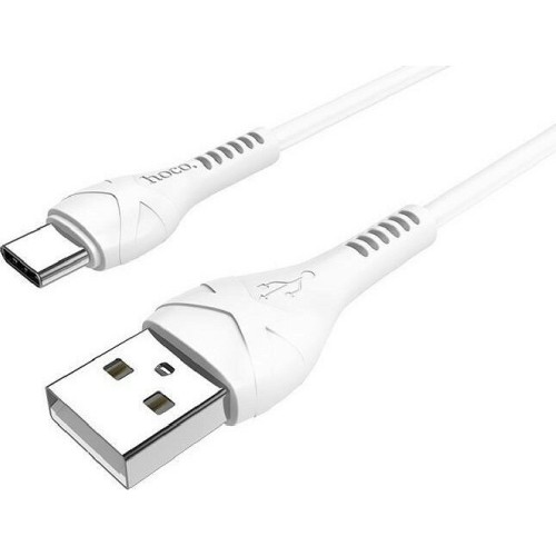 USB-TYPE C CABLE  ΣΕ TYPE C X85 WHITE 1m